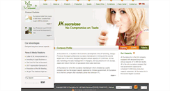 Desktop Screenshot of jksucralose.com